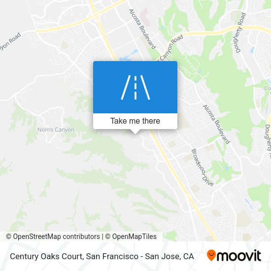 Century Oaks Court map