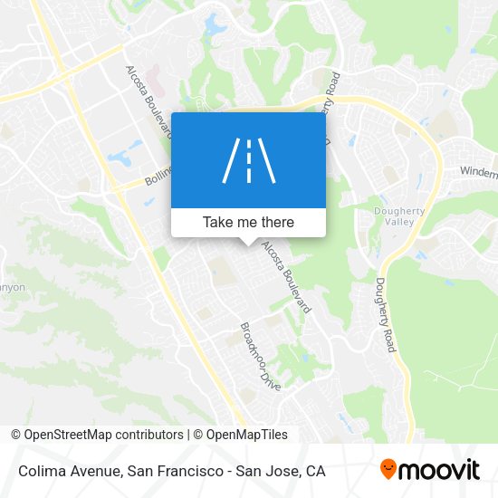 Mapa de Colima Avenue