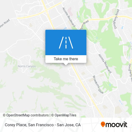 Mapa de Corey Place