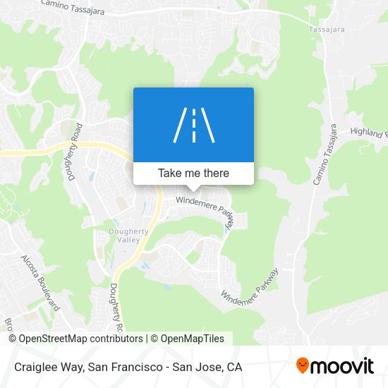Mapa de Craiglee Way