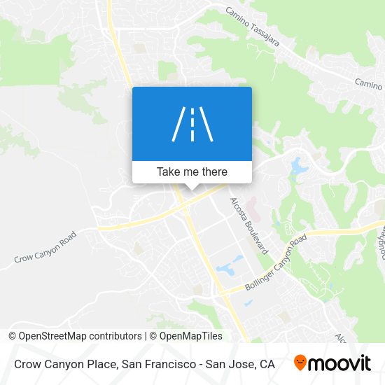 Mapa de Crow Canyon Place