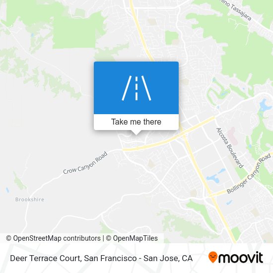 Mapa de Deer Terrace Court
