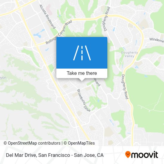 Mapa de Del Mar Drive