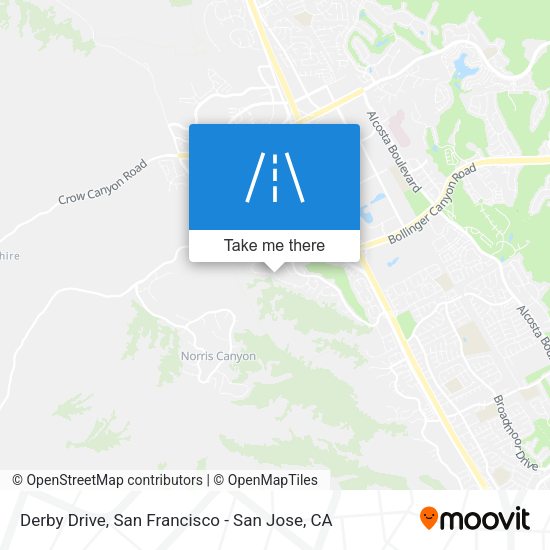 Mapa de Derby Drive