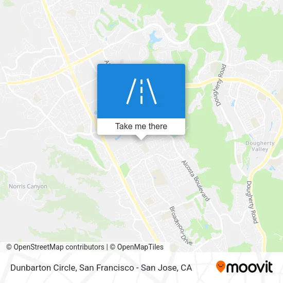 Mapa de Dunbarton Circle