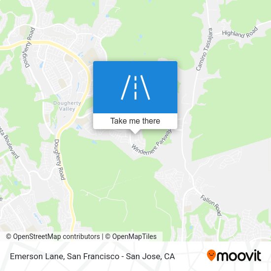 Mapa de Emerson Lane