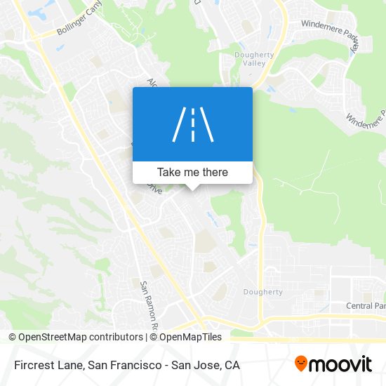 Mapa de Fircrest Lane