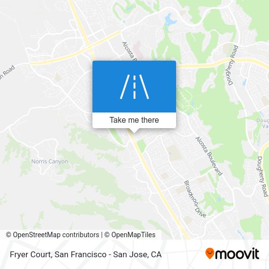 Mapa de Fryer Court