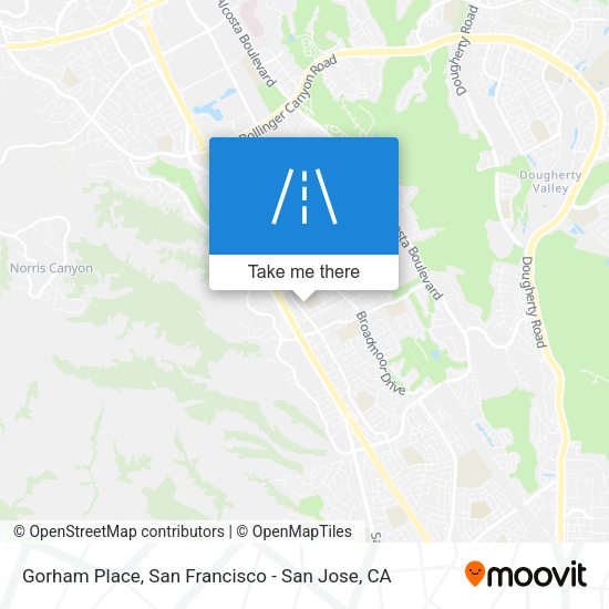 Mapa de Gorham Place