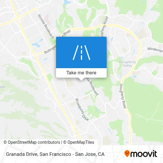 Granada Drive map