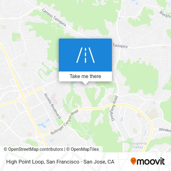 Mapa de High Point Loop