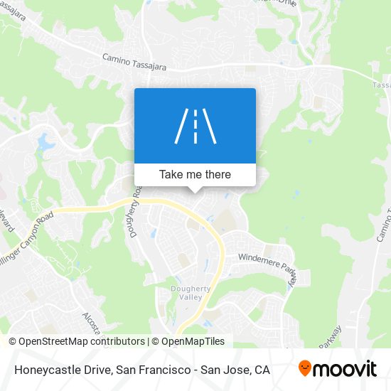 Honeycastle Drive map