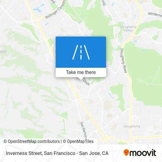 Inverness Street map