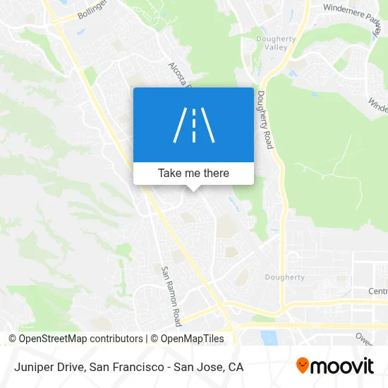 Juniper Drive map