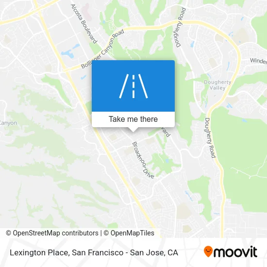 Lexington Place map