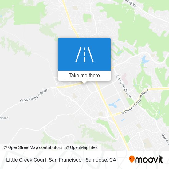 Mapa de Little Creek Court