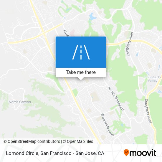 Mapa de Lomond Circle