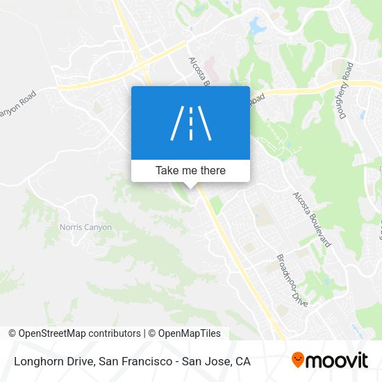 Longhorn Drive map