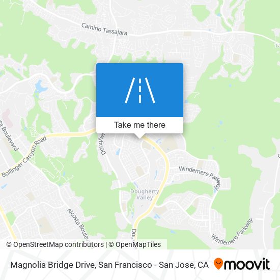 Magnolia Bridge Drive map