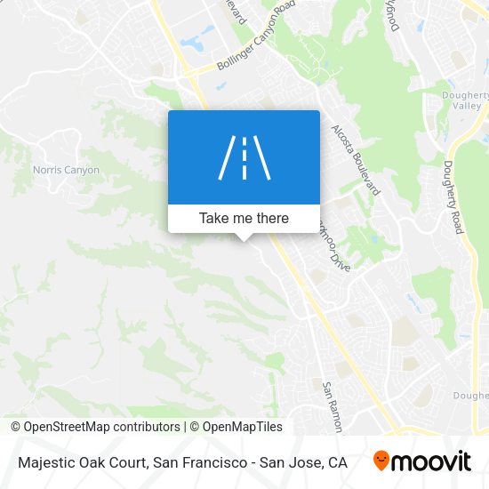 Majestic Oak Court map