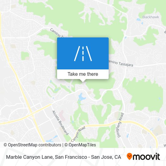 Mapa de Marble Canyon Lane