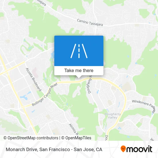 Monarch Drive map