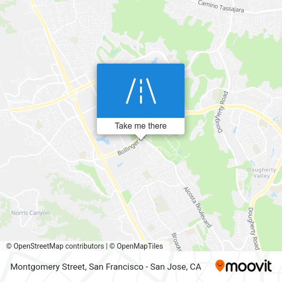Mapa de Montgomery Street