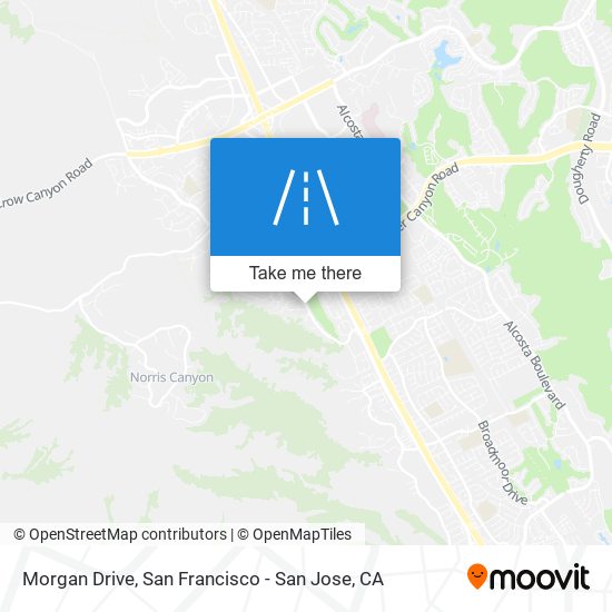 Morgan Drive map