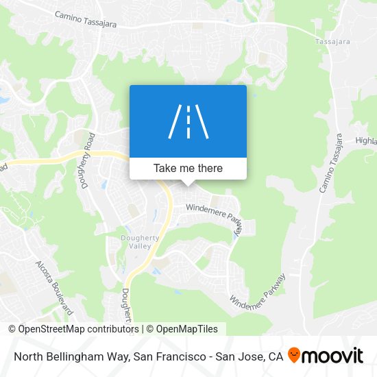 North Bellingham Way map