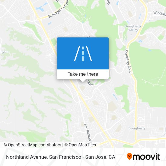 Mapa de Northland Avenue