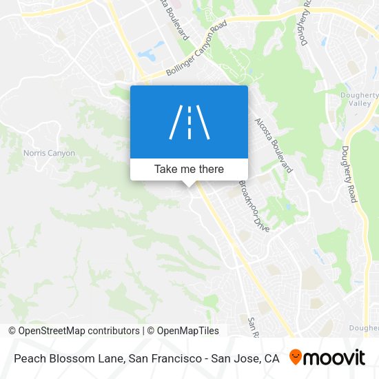 Peach Blossom Lane map