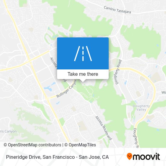 Mapa de Pineridge Drive