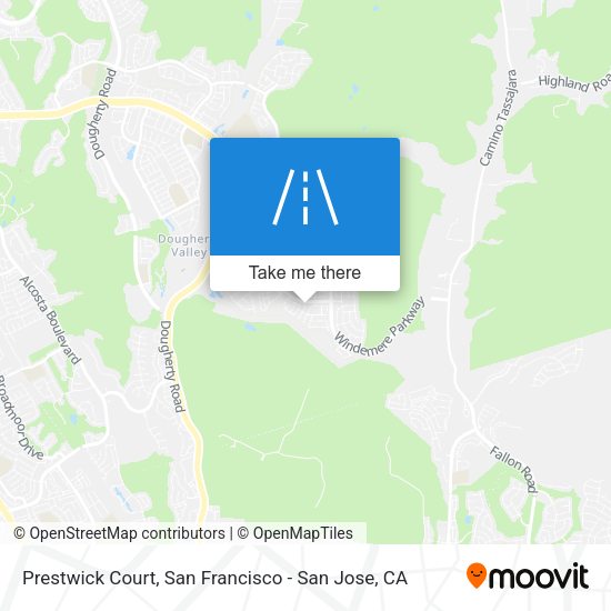 Mapa de Prestwick Court