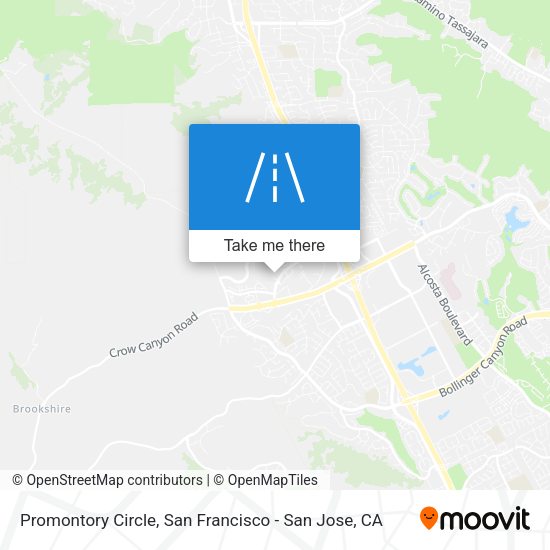 Promontory Circle map