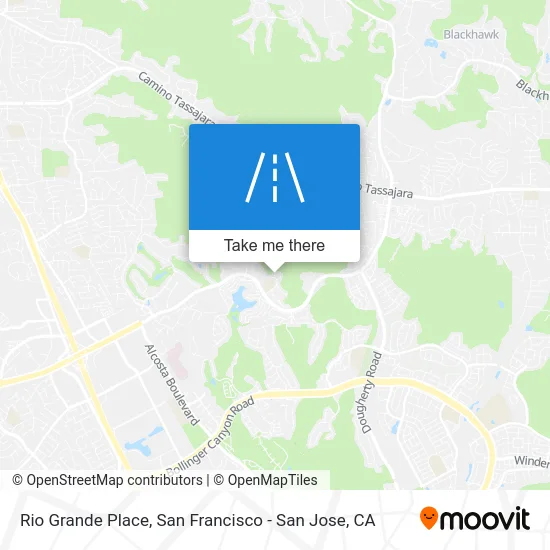 Rio Grande Place map