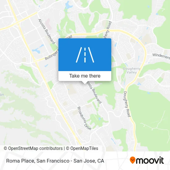 Roma Place map