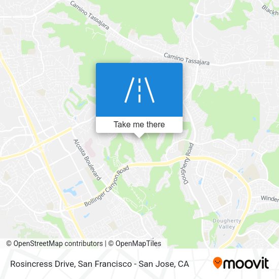 Rosincress Drive map