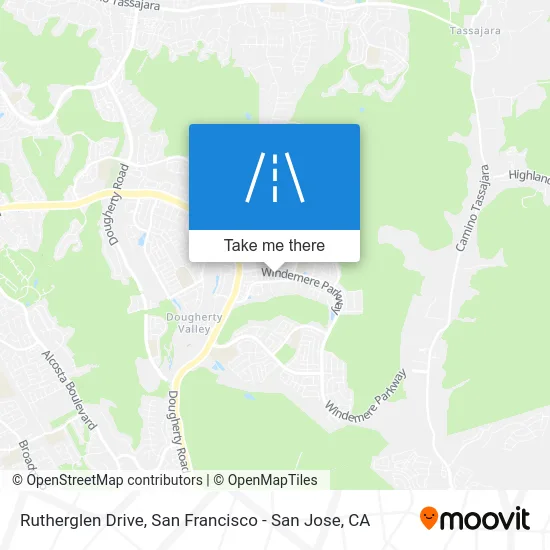 Rutherglen Drive map