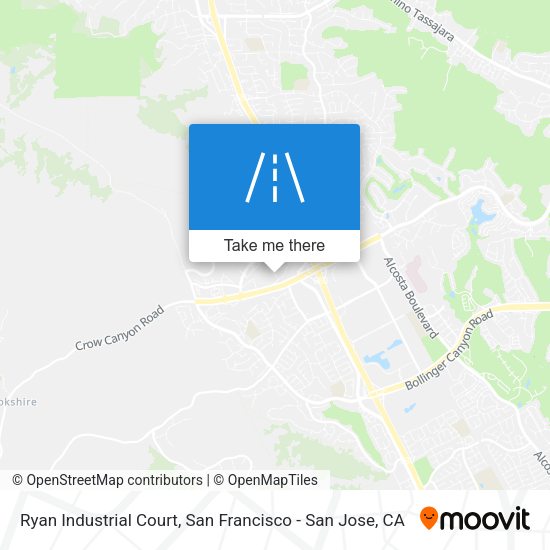 Mapa de Ryan Industrial Court
