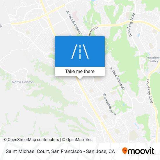 Saint Michael Court map