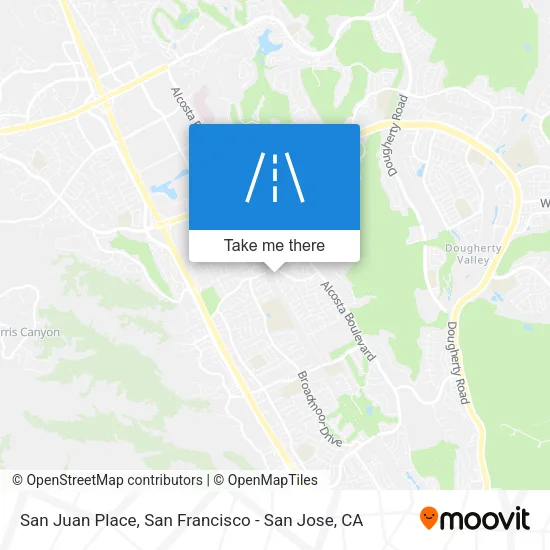 San Juan Place map
