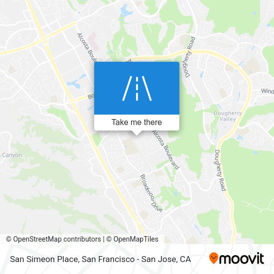 Mapa de San Simeon Place