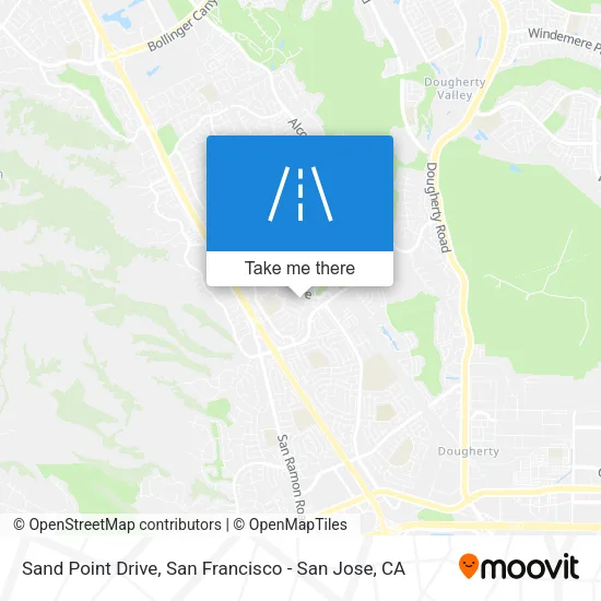 Sand Point Drive map