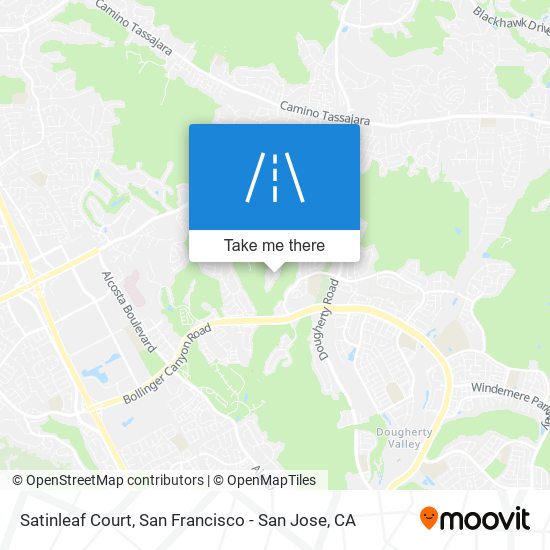 Satinleaf Court map