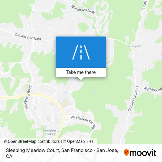 Mapa de Sleeping Meadow Court