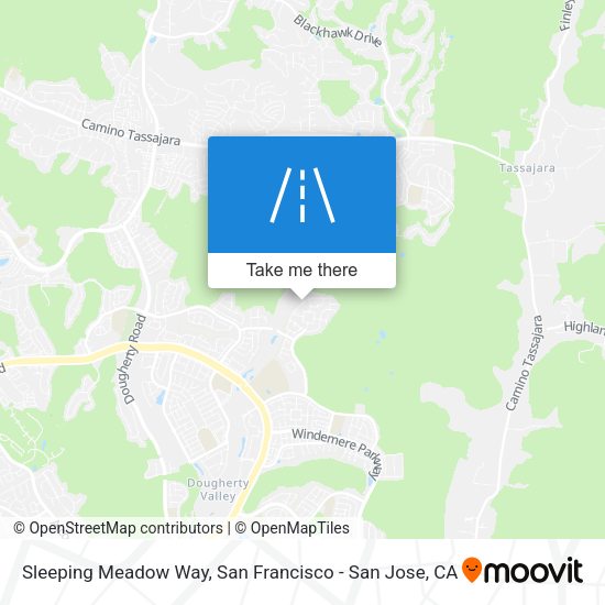 Mapa de Sleeping Meadow Way