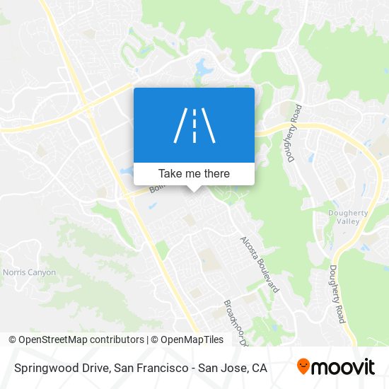 Springwood Drive map