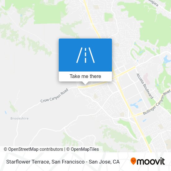 Starflower Terrace map