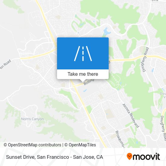 Mapa de Sunset Drive