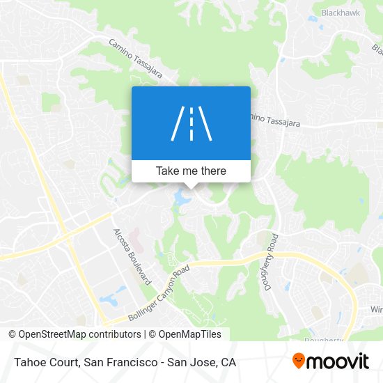Mapa de Tahoe Court